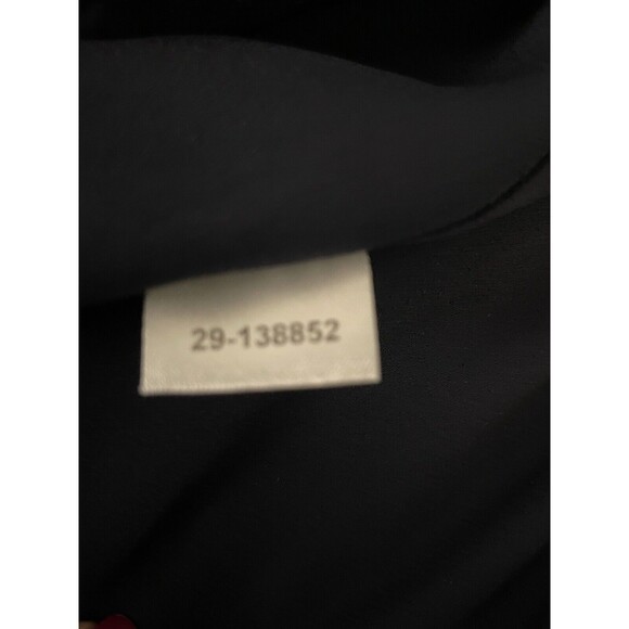 💙 LOFT Navy Sleeveless Chiffon Top w/ White Beaded V-Neck – Size 8 (Lined) - Picture 7 of 8